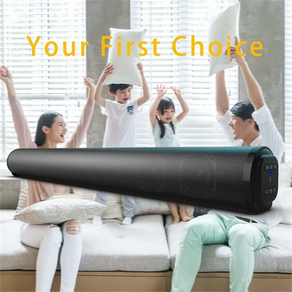 مینی ساندبار استریو قابل حمل با پشتیبانی از رادیو FM به همراه کنترل از راه دور برای کامپیوتر/تلفن هوشمند مینی ساندبار استریو قابل حمل با پشتیبانی از رادیو FM به همراه کنترل از راه دور برای کامپیوتر/تلفن هوشمند