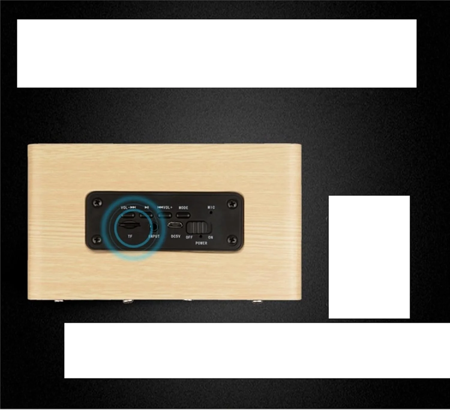 اسپیکر کامپیوتر HODORE، اسپیکر بلوتوث بی سیم چوبی قابل حمل با بیس شوک اسپیکر کامپیوتر HODORE، اسپیکر بلوتوث بی سیم چوبی قابل حمل با بیس شوک