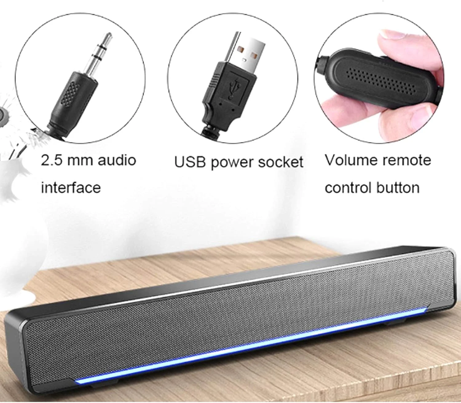 ساندبار سیم دار بی سیم صدای فراگیر سه بعدی 2.0 کانال، اسپیکر بلوتوث صوتی برای تلویزیون، اتصال HDMI ARC/Optical/Aux/USB، اسپیکر بلوتوث، مشکی مدل جدید ساندبار سیم دار بی سیم صدای فراگیر سه بعدی 2.0 کانال، اسپیکر بلوتوث صوتی برای تلویزیون، اتصال HDMI ARC/Optical/Aux/USB، اسپیکر بلوتوث، مشکی مدل جدید