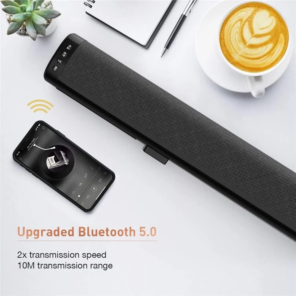 ساندبار 50 واتی برای سیستم سینمای خانگی تلویزیون، جعبه صدای 2.1 کاناله با ساب ووفر داخلی، استریو سه بعدی، بلندگوی 5.0 ساندبار 50 واتی برای سیستم سینمای خانگی تلویزیون، جعبه صدای 2.1 کاناله با ساب ووفر داخلی، استریو سه بعدی، بلندگوی 5.0