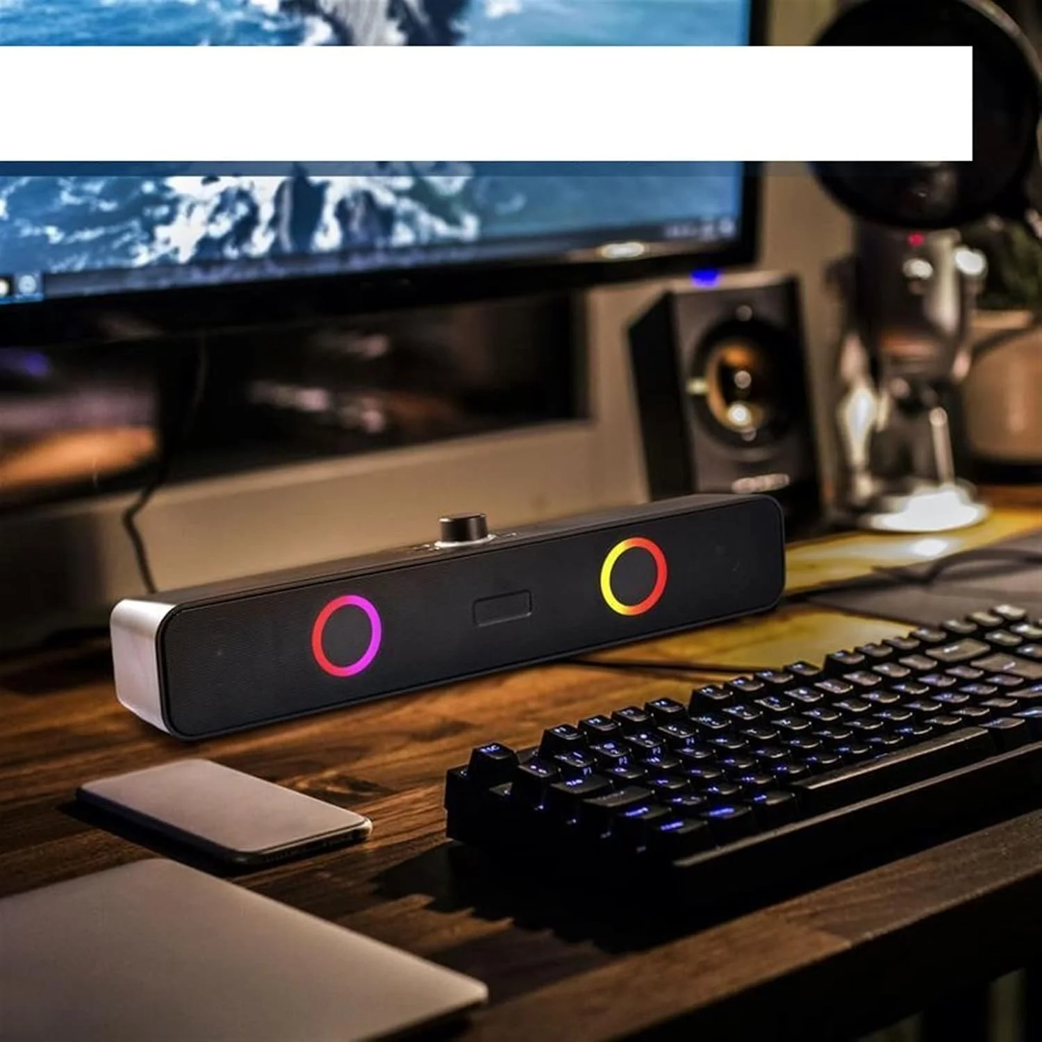 دستگاه پخش صدای مسافرتی WANAM، ساندبار بیسیم، اسپیکر بیسیم رومیزی کامپیوتر، استریو، ساب ووفر گیمینگ بیسیم دستگاه پخش صدای مسافرتی WANAM، ساندبار بیسیم، اسپیکر بیسیم رومیزی کامپیوتر، استریو، ساب ووفر گیمینگ بیسیم