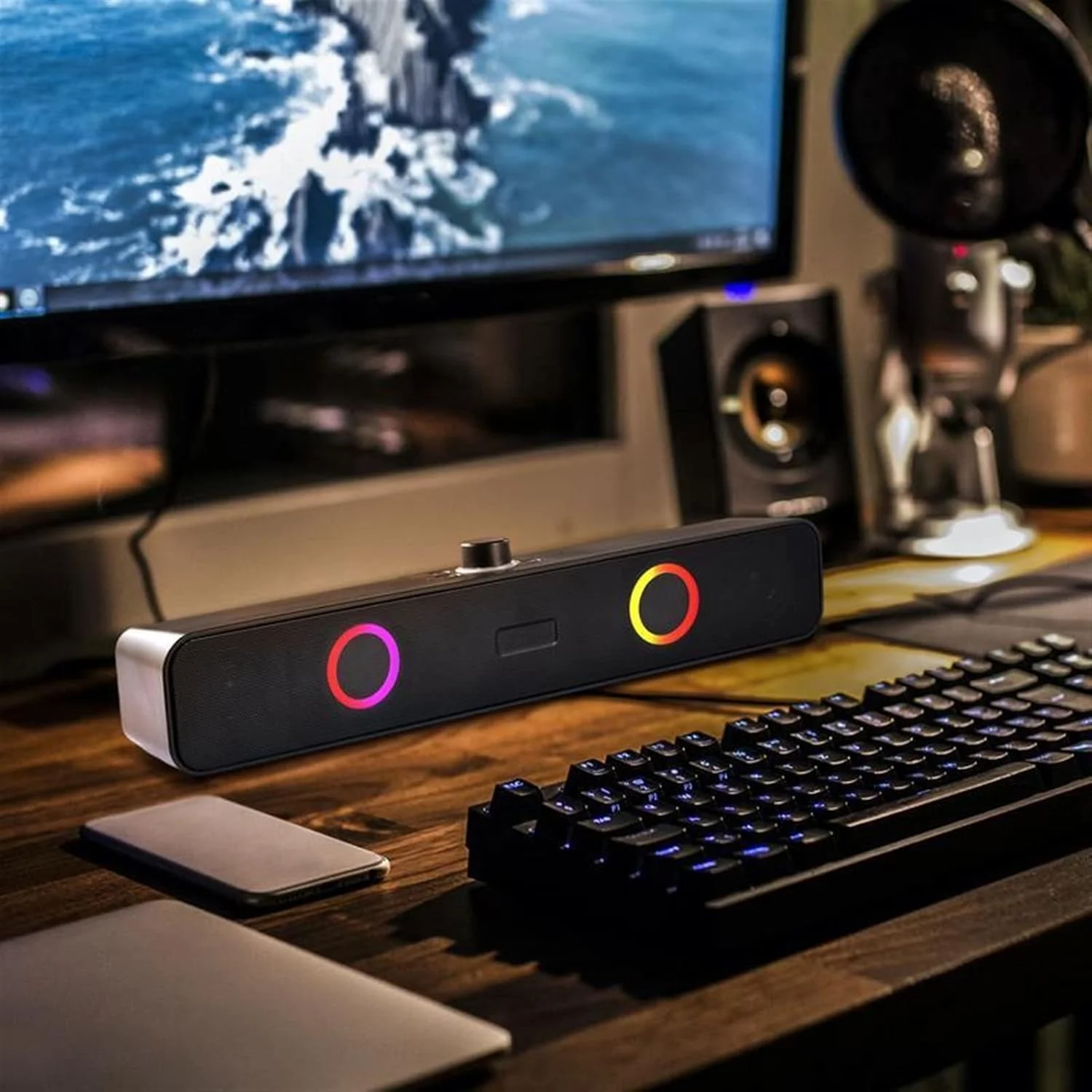 دستگاه پخش صدای مسافرتی WANAM، ساندبار بیسیم، اسپیکر بیسیم رومیزی کامپیوتر، استریو، ساب ووفر گیمینگ بیسیم دستگاه پخش صدای مسافرتی WANAM، ساندبار بیسیم، اسپیکر بیسیم رومیزی کامپیوتر، استریو، ساب ووفر گیمینگ بیسیم