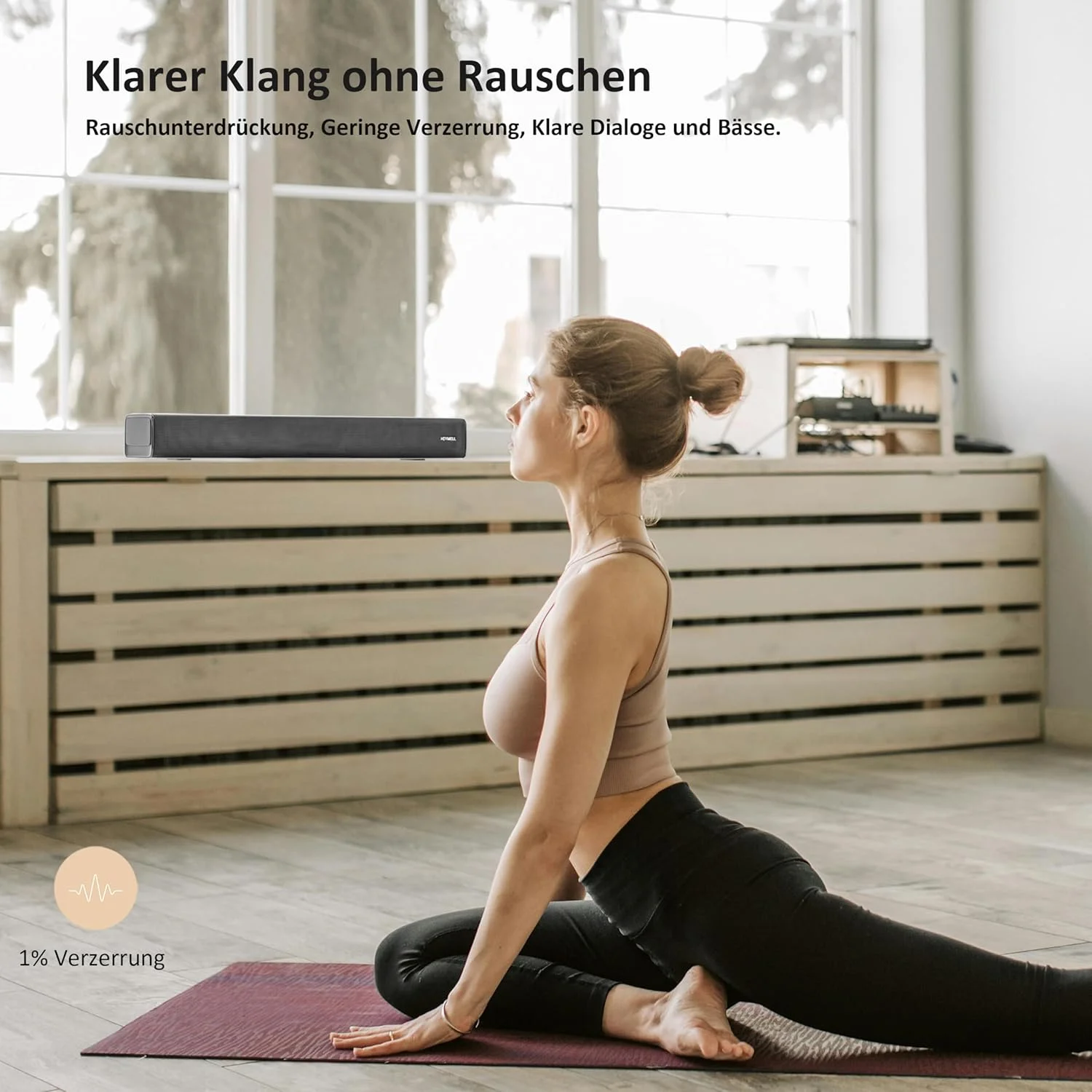 ساندبار بلوتوث کوچک 60 سانتی متری 2.1 کاناله Heymell برای دستگاه های تلویزیون، ساندبار 120 واتی صدای فراگیر تقویت کننده دیالوگ PC HDMI ARC Optical Aux قابلیت نصب دیواری ساندبار بلوتوث کوچک 60 سانتی متری 2.1 کاناله Heymell برای دستگاه های تلویزیون، ساندبار 120 واتی صدای فراگیر تقویت کننده دیالوگ PC HDMI ARC Optical Aux قابلیت نصب دیواری