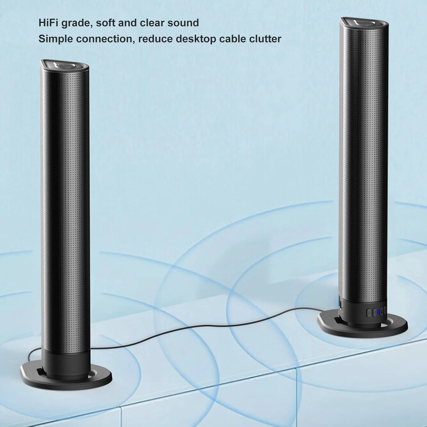 اسپیکر تلویزیون Jectse مدل BS-56، ساندبار استریو 40 واتی سینمای خانگی با ساب ووفر، اسپیکر ساندبار سیستم فراگیر تاشو و جداشدنی برای تلویزیون و کامپیوتر اسپیکر تلویزیون Jectse مدل BS-56، ساندبار استریو 40 واتی سینمای خانگی با ساب ووفر، اسپیکر ساندبار سیستم فراگیر تاشو و جداشدنی برای تلویزیون و کامپیوتر