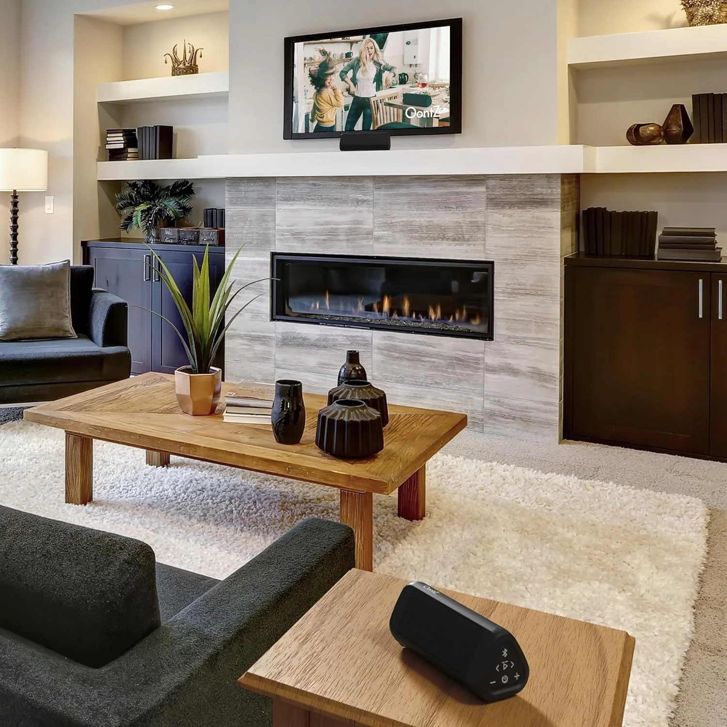 اسپیکر بلوتوثی ساندبار OontZ - ساندبار برای تلویزیون با جک ورودی اپتیکال و کنترل از راه دور - اجزای سیستم استریوی خانگی بی سیم اسپیکر بلوتوثی ساندبار OontZ - ساندبار برای تلویزیون با جک ورودی اپتیکال و کنترل از راه دور - اجزای سیستم استریوی خانگی بی سیم