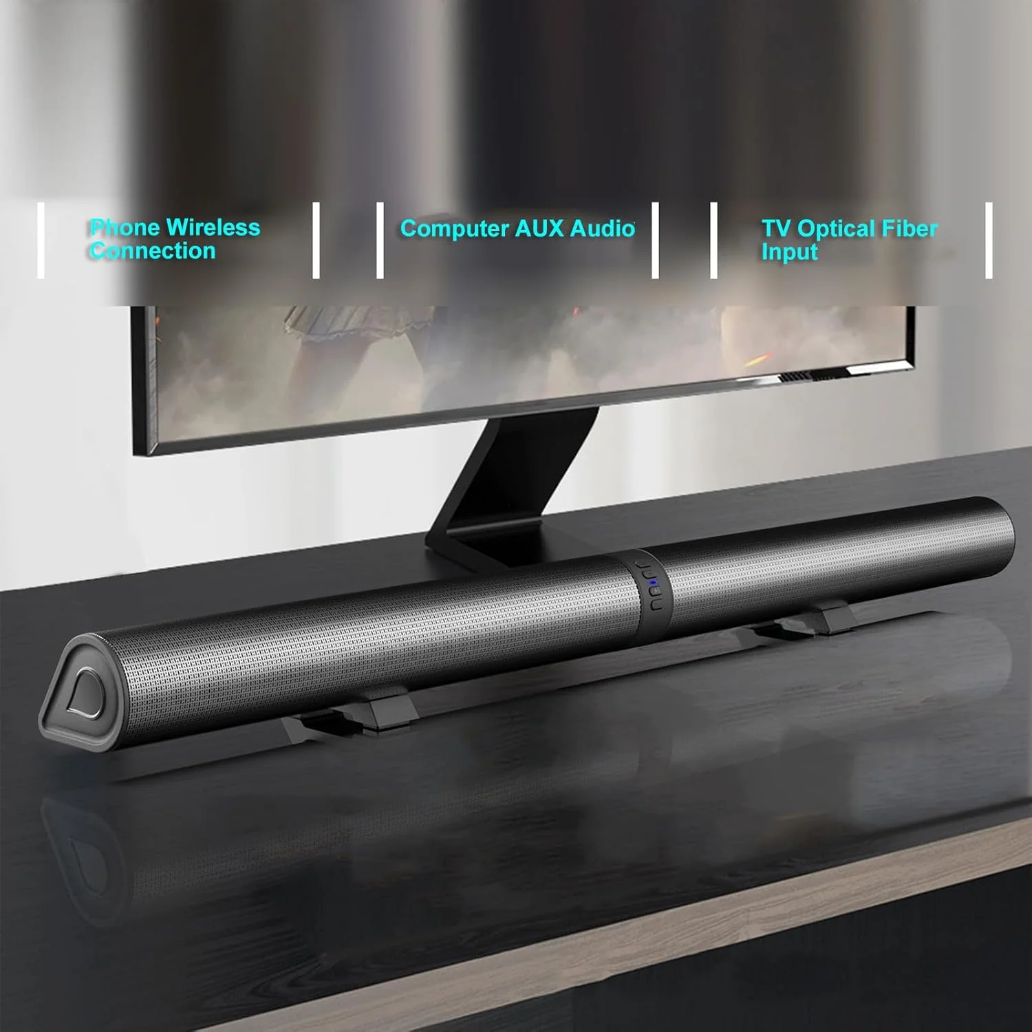 اسپیکر تلویزیون Jectse مدل BS-56، ساندبار استریو 40 واتی سینمای خانگی با ساب ووفر، اسپیکر ساندبار سیستم فراگیر تاشو و جداشدنی برای تلویزیون و کامپیوتر اسپیکر تلویزیون Jectse مدل BS-56، ساندبار استریو 40 واتی سینمای خانگی با ساب ووفر، اسپیکر ساندبار سیستم فراگیر تاشو و جداشدنی برای تلویزیون و کامپیوتر