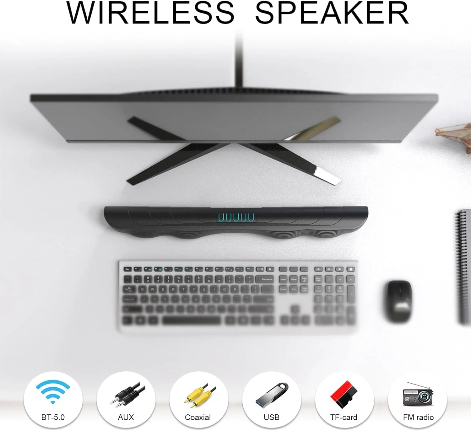 اسپیکر بلوتوثی BS-21 مناسب کامپیوتر، تلویزیون، با قابلیت انتخاب حالتهای موسیقی، فیلم و اخبار، پشتیبانی از کارت TF و فلش USB، باتری 2000 میلی آمپری به همراه ریموت کنترل اسپیکر بلوتوثی BS-21 مناسب کامپیوتر، تلویزیون، با قابلیت انتخاب حالتهای موسیقی، فیلم و اخبار، پشتیبانی از کارت TF و فلش USB، باتری 2000 میلی آمپری به همراه ریموت کنترل