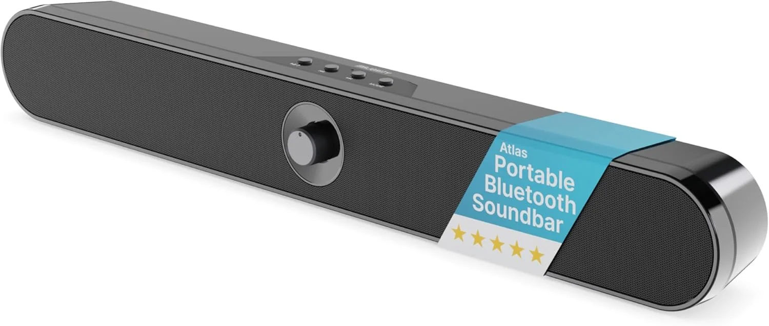 اسپیکر بلوتوثی کامپیوتر Majority Atlas | 20 وات با اتصال چندگانه | اسپیکر قابل حمل با 8 ساعت عمر باتری اسپیکر بلوتوثی کامپیوتر Majority Atlas | 20 وات با اتصال چندگانه | اسپیکر قابل حمل با 8 ساعت عمر باتری