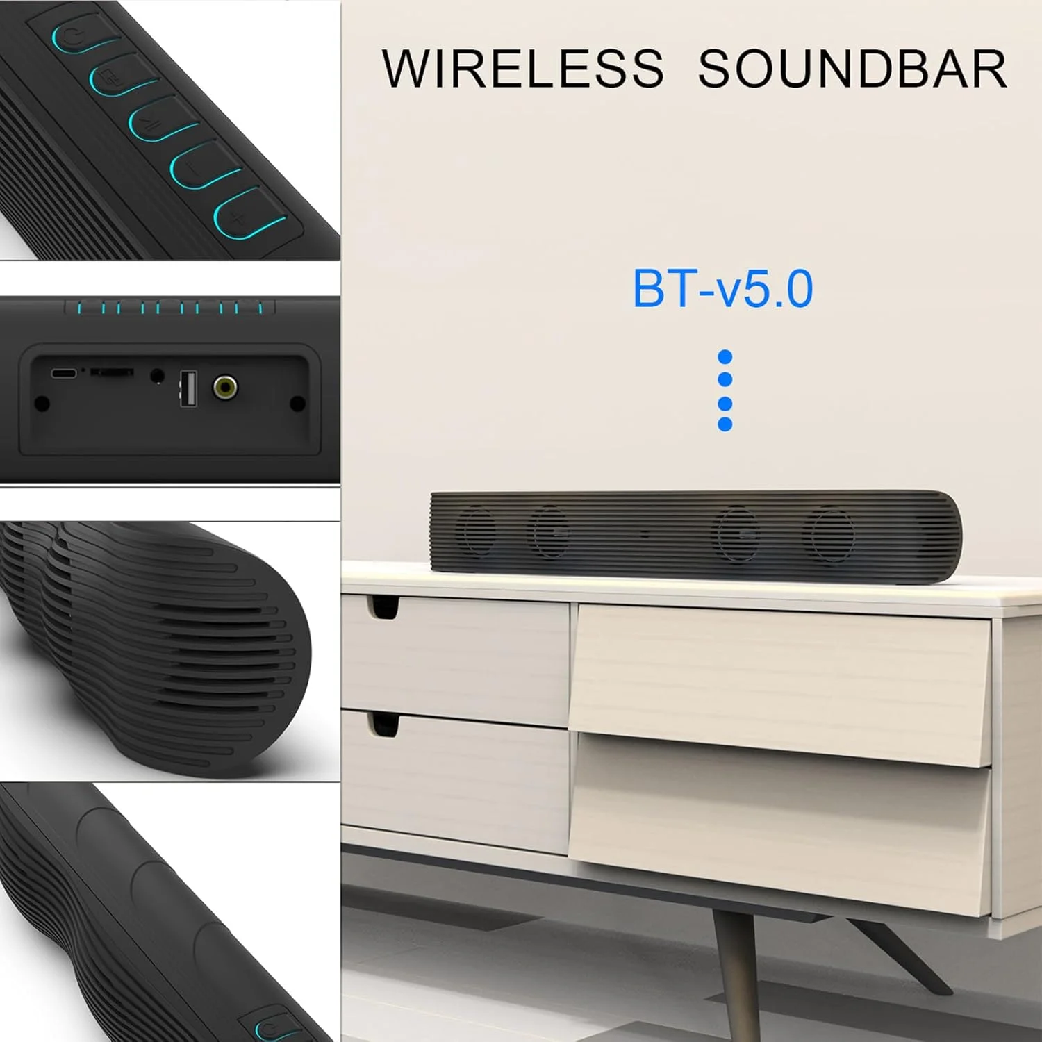 اسپیکر بلوتوثی BS-21 مناسب کامپیوتر، تلویزیون، با قابلیت انتخاب حالتهای موسیقی، فیلم و اخبار، پشتیبانی از کارت TF و فلش USB، باتری 2000 میلی آمپری به همراه ریموت کنترل اسپیکر بلوتوثی BS-21 مناسب کامپیوتر، تلویزیون، با قابلیت انتخاب حالتهای موسیقی، فیلم و اخبار، پشتیبانی از کارت TF و فلش USB، باتری 2000 میلی آمپری به همراه ریموت کنترل