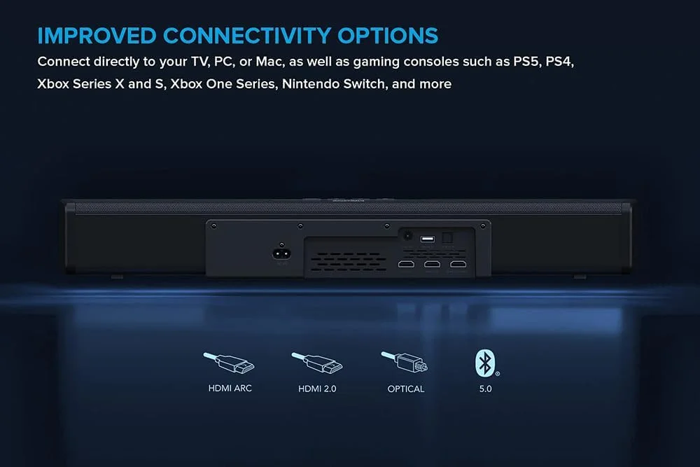 اسپیکر ساندبار بلوتوثی 2.1 کریتیو Stage 360 - توان خروجی 120 وات RMS - رنگ مشکی اسپیکر ساندبار بلوتوثی 2.1 کریتیو Stage 360 - توان خروجی 120 وات RMS - رنگ مشکی