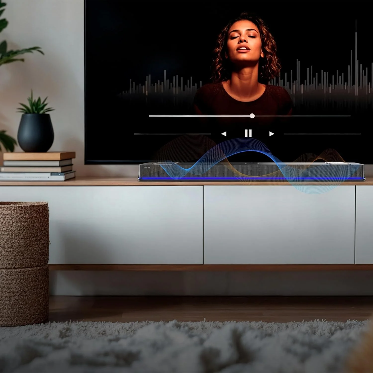 ساندبار خانگی Green Lion Audionix، 120 وات، ساب ووفر داخلی، ورودی های USB/AUX/OPTICAL/HDMI(ARC)/FM، بلوتوث V5.0، برد 10 متر، صدای HD 360 درجه، اعوجاج کم، نورپردازی محیطی، کنترل از راه دور - مشکی ساندبار خانگی Green Lion Audionix، 120 وات، ساب ووفر داخلی، ورودی های USB/AUX/OPTICAL/HDMI(ARC)/FM، بلوتوث V5.0، برد 10 متر، صدای HD 360 درجه، اعوجاج کم، نورپردازی محیطی، کنترل از راه دور - مشکی