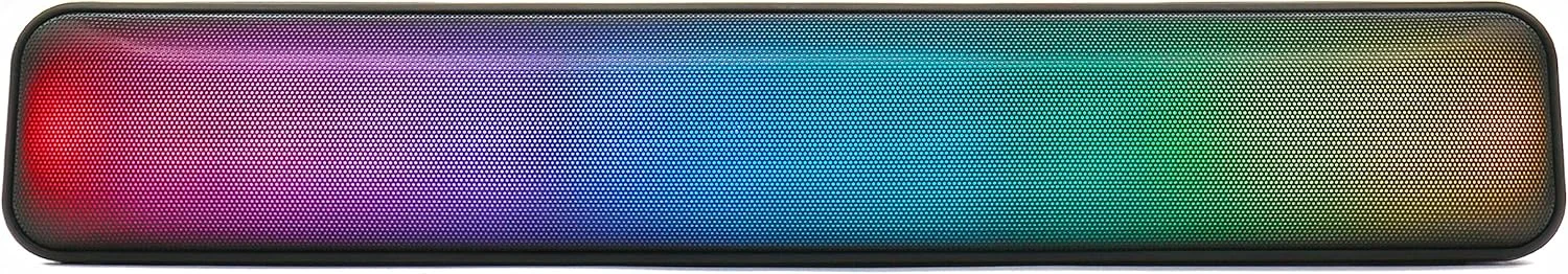 اسپیکر بلوتوثی وایرلس RGB Twisted Minds - باتری 2400 میلی آمپر - دارای 2 اسپیکر قدرتمند اختصاصی برای بیس عمیق و فراگیر - ساندبار موسیقی