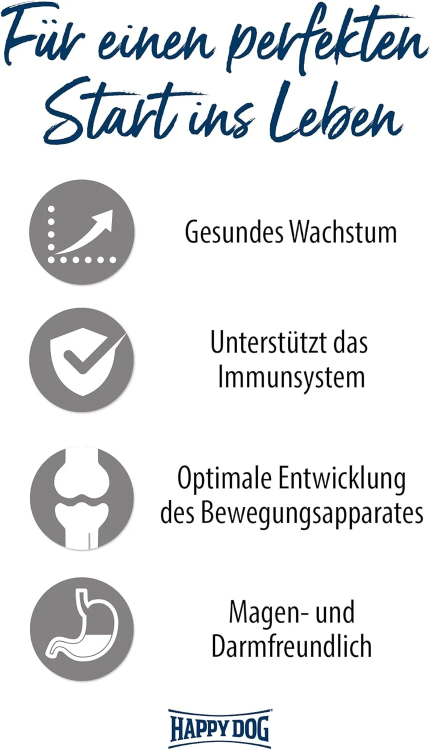 غذای خشک سگ هپی داگ سوپریم یانگ جونیور بدون غلات - 1 کیلوگرم