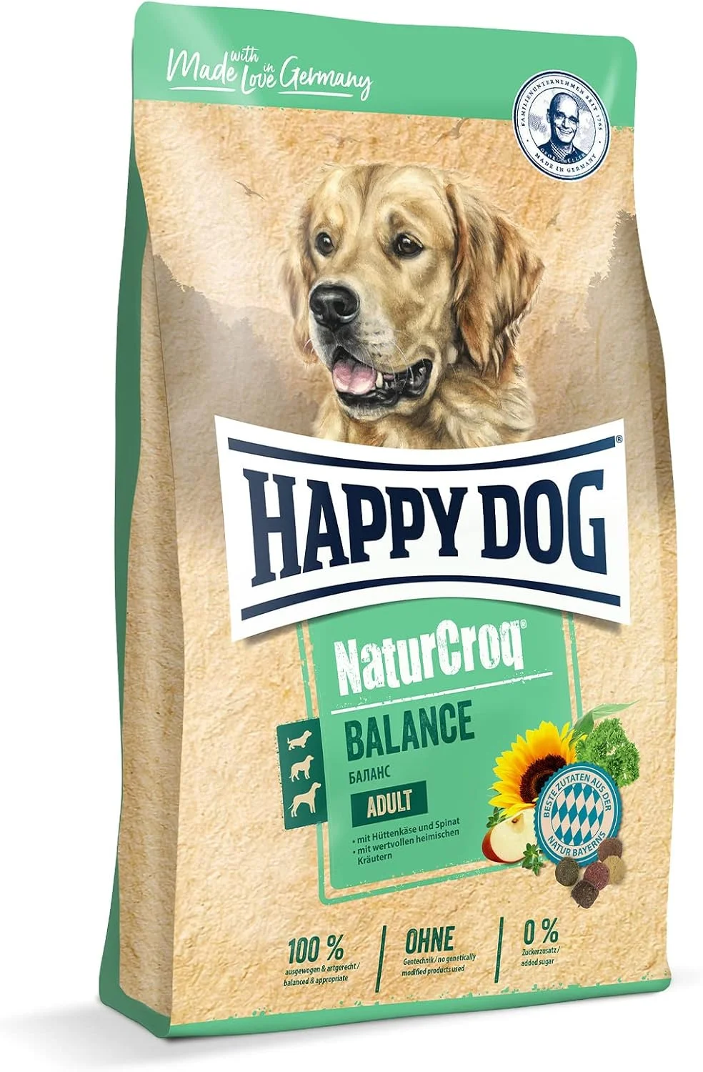 غذای خشک سگ هپی داگ NaturCroq Balance وزن 4 کیلوگرم