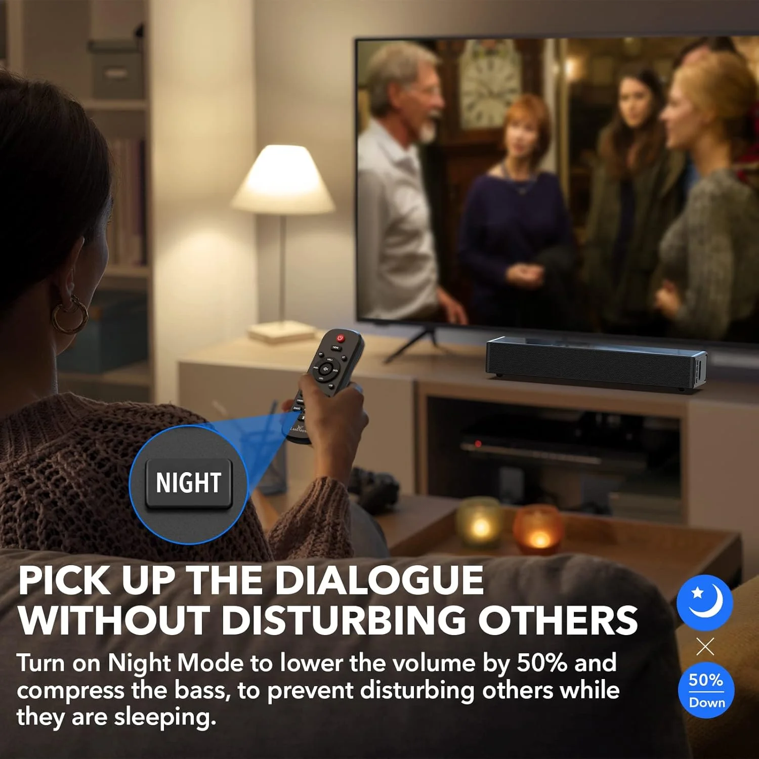 ساندبار 2.1 کاناله LARKSOUND با ساب ووفر داخلی، ساندبار کوچک برای تلویزیون، کامپیوتر، بازی، اسپیکر مینی تلویزیون با اتصالات بلوتوث/HDMI ARC/Optical/AUX/USB ساندبار 2.1 کاناله LARKSOUND با ساب ووفر داخلی، ساندبار کوچک برای تلویزیون، کامپیوتر، بازی، اسپیکر مینی تلویزیون با اتصالات بلوتوث/HDMI ARC/Optical/AUX/USB