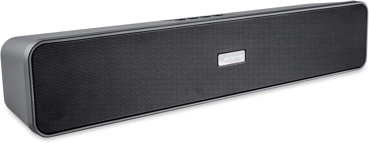 اسپیکر ساندبار بلوتوثی مدرنیستا Maestro Bar 20W با باتری 2400 میلی آمپر ساعت/BT v5.0/Aux/پورت USB (بازسازی شده) اسپیکر ساندبار بلوتوثی مدرنیستا Maestro Bar 20W با باتری 2400 میلی آمپر ساعت/BT v5.0/Aux/پورت USB (بازسازی شده)