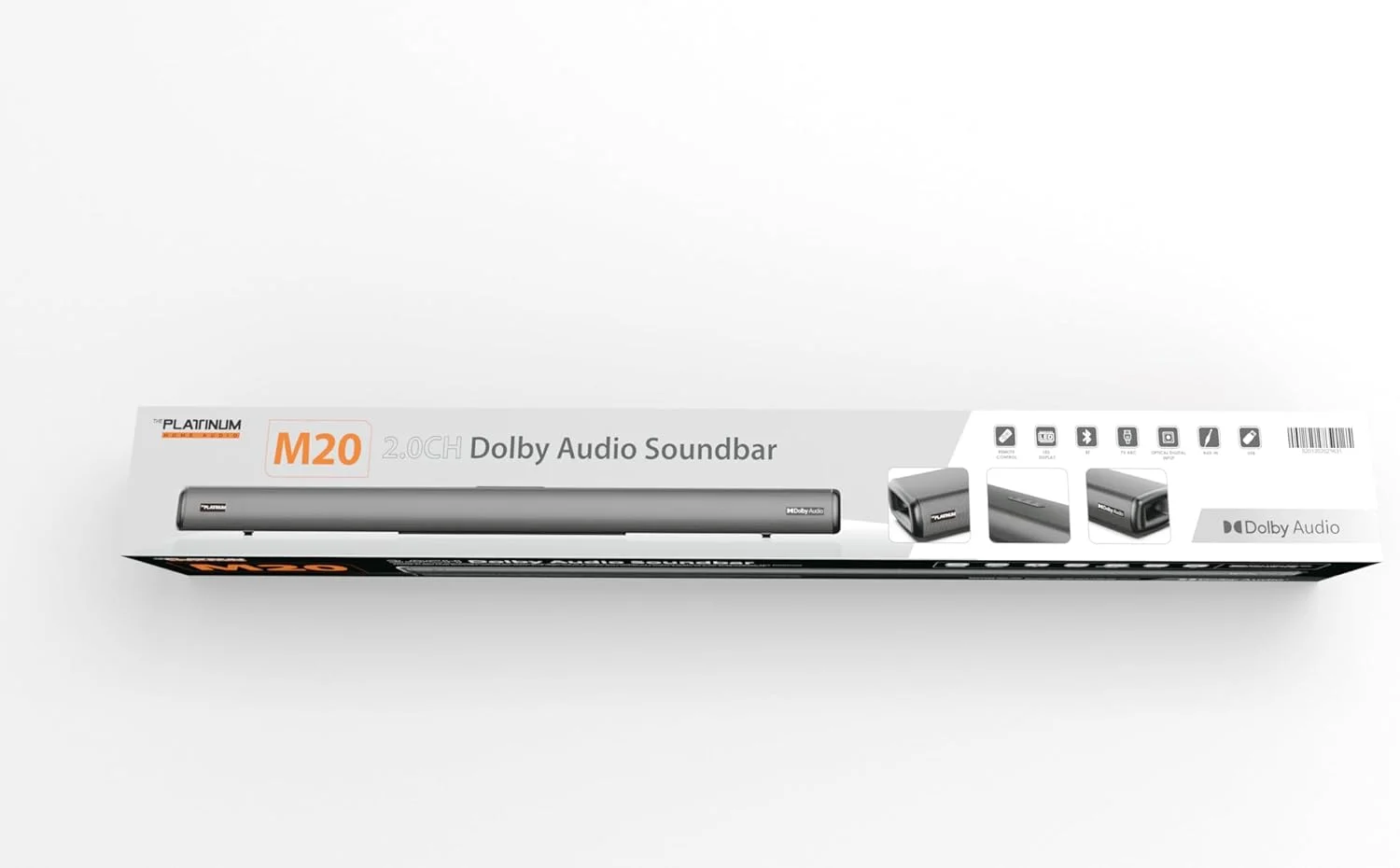 ساندبار 2.0 کاناله دالبی آدیو Platinum Karaoke M20 با بلندگوی Bass Reflex، توییتر یکپارچه و بلوتوث، نصب آسان، جمع و جور، مناسب برای استفاده در منزل و محل کار با صدای واضح ساندبار 2.0 کاناله دالبی آدیو Platinum Karaoke M20 با بلندگوی Bass Reflex، توییتر یکپارچه و بلوتوث، نصب آسان، جمع و جور، مناسب برای استفاده در منزل و محل کار با صدای واضح