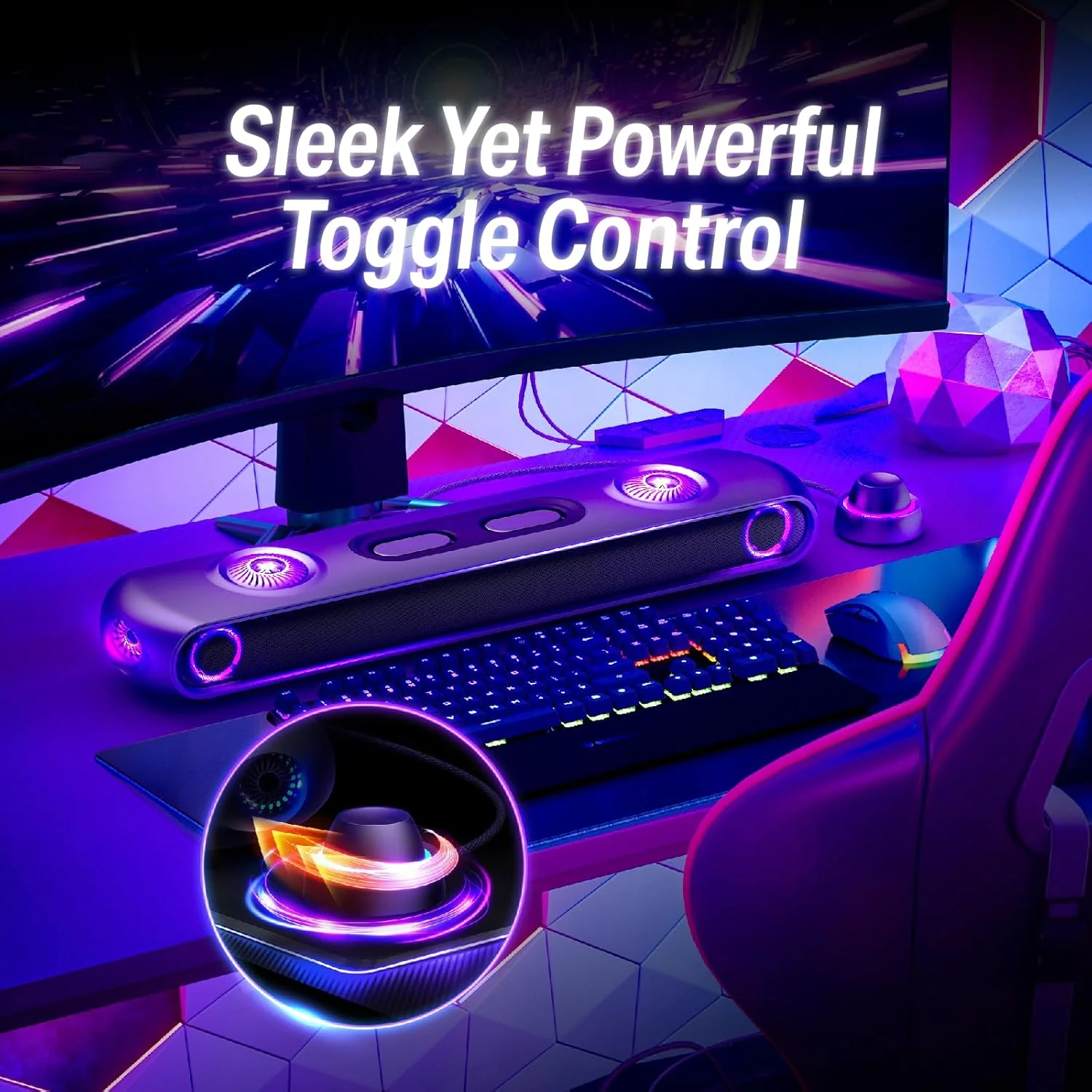 ساندبار گیمینگ OXS Thunder Pro با سیستم صدای فراگیر 5.1.2 Dolby Atmos، ووفر داخلی، اتصال چندگانه بلوتوث، 3 حالت گیمر حرفه ای، طراحی شیک، برای رایانه های شخصی و کنسول های بازی ساندبار گیمینگ OXS Thunder Pro با سیستم صدای فراگیر 5.1.2 Dolby Atmos، ووفر داخلی، اتصال چندگانه بلوتوث، 3 حالت گیمر حرفه ای، طراحی شیک، برای رایانه های شخصی و کنسول های بازی