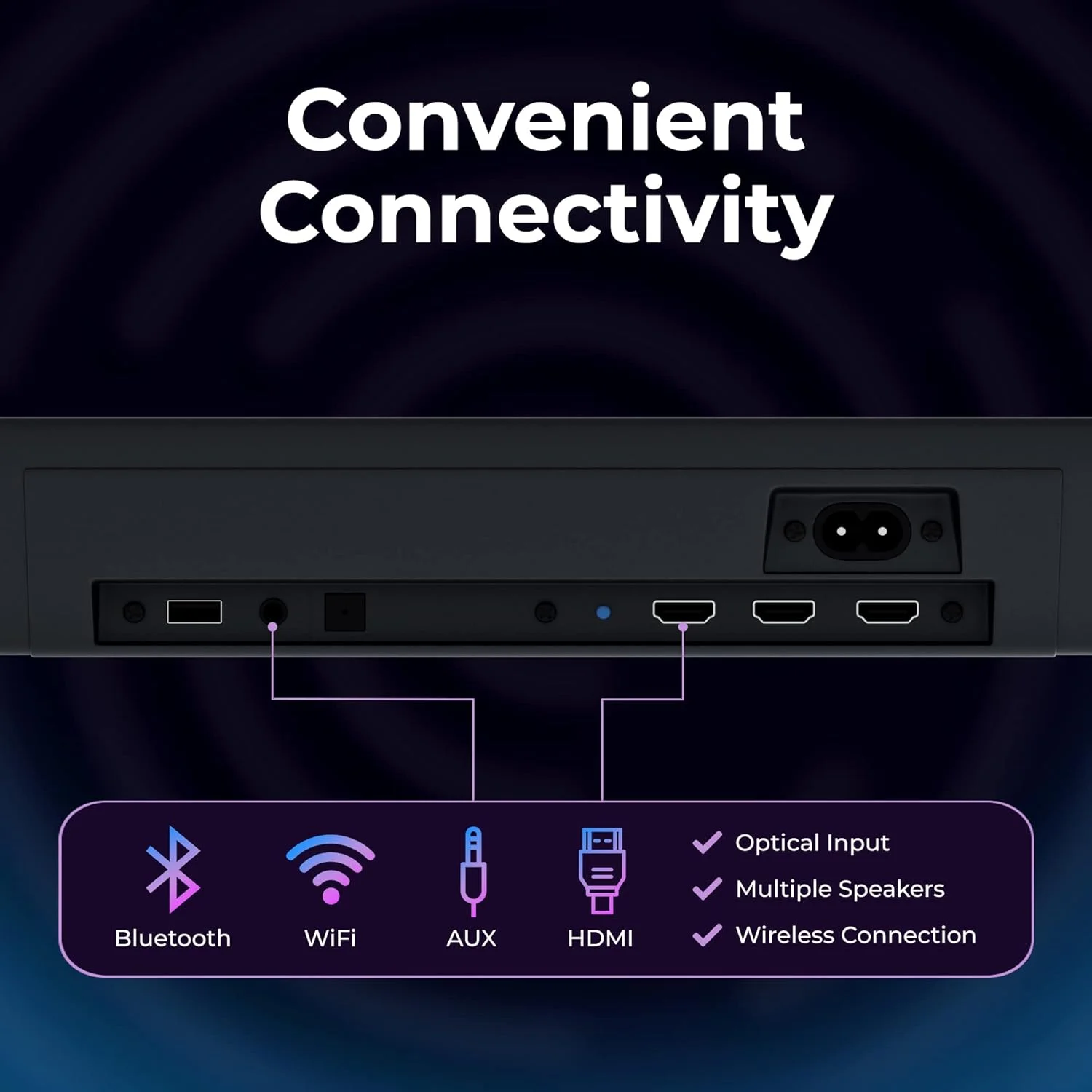 ساندبار فیلیپس B8405/10 با ساب ووفر بی سیم (2.1 کانال، بلوتوث، 240 وات، Dolby Atmos سینمایی، Hdmi Earc، سازگار با Dts Play-Fi، اتصال به دستیارهای صوتی) 2020/2021، خاکستری تیره ساندبار فیلیپس B8405/10 با ساب ووفر بی سیم (2.1 کانال، بلوتوث، 240 وات، Dolby Atmos سینمایی، Hdmi Earc، سازگار با Dts Play-Fi، اتصال به دستیارهای صوتی) 2020/2021، خاکستری تیره