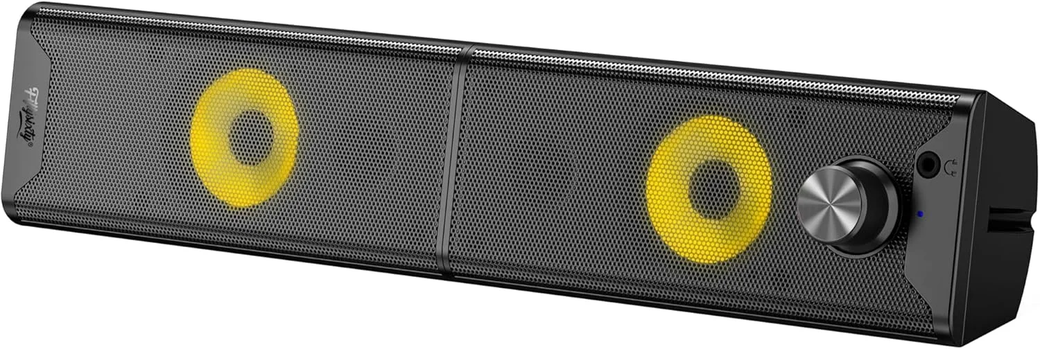 اسپیکر گیمینگ بلوتوثی 2 در 1 و سیستم ساندبار LED FiftySixty