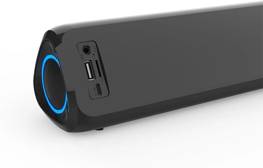 اسپیکر بلوتوثی Z10 فستر، خروجی 20 وات، سیستم سینمای خانگی قابل حمل با AUX/USB - باتری 3600 میلی آمپر ساعتی، 4-5 ساعت پخش - اسپیکر بلوتوثی قابل حمل با صدای عالی برای مهمانی، فیلم، بازی، کامپیوتر و تلویزیون