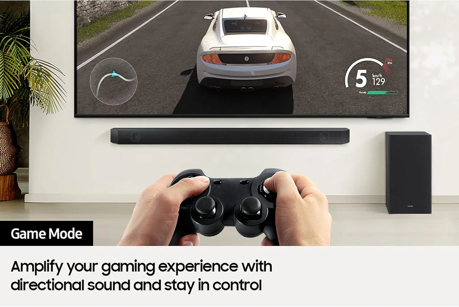 اسپیکر ساندبار سامسونگ 2022 - صدای فراگیر 3.1 کاناله با 7 بلندگو، DTS:X مجازی، ساب ووفر بی سیم بلوتوث - HW-B650 - نسخه بین المللی اسپیکر ساندبار سامسونگ 2022 - صدای فراگیر 3.1 کاناله با 7 بلندگو، DTS:X مجازی، ساب ووفر بی سیم بلوتوث - HW-B650 - نسخه بین المللی