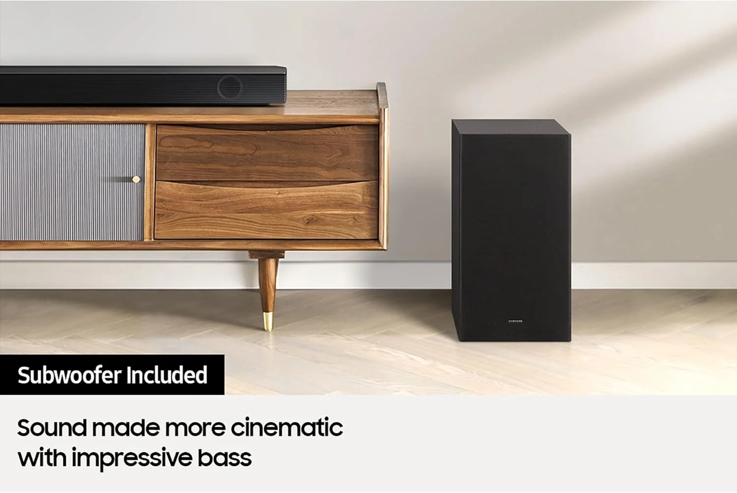 اسپیکر ساندبار سامسونگ 2022 - صدای فراگیر 3.1 کاناله با 7 بلندگو، DTS:X مجازی، ساب ووفر بی سیم بلوتوث - HW-B650 - نسخه بین المللی اسپیکر ساندبار سامسونگ 2022 - صدای فراگیر 3.1 کاناله با 7 بلندگو، DTS:X مجازی، ساب ووفر بی سیم بلوتوث - HW-B650 - نسخه بین المللی