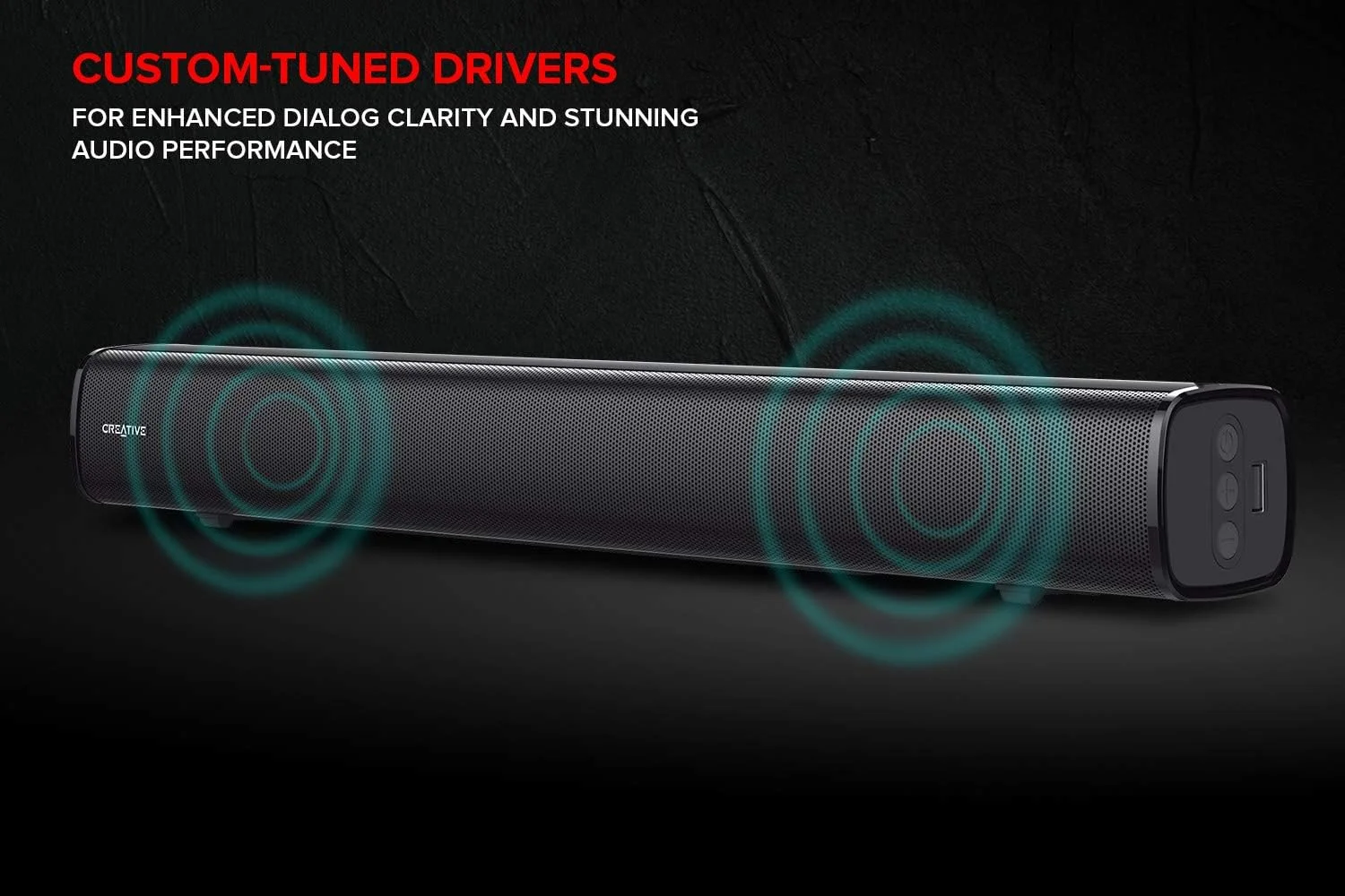 ساندبار 2.1 کاناله کریتیو Stage با ساب ووفر برای تلویزیون، کامپیوتر و صفحه نمایش های فوق عریض، بلوتوث/ورودی اپتیکال/TV ARC/ورودی AUX، کنترل از راه دور و کیت نصب روی دیوار ساندبار 2.1 کاناله کریتیو Stage با ساب ووفر برای تلویزیون، کامپیوتر و صفحه نمایش های فوق عریض، بلوتوث/ورودی اپتیکال/TV ARC/ورودی AUX، کنترل از راه دور و کیت نصب روی دیوار