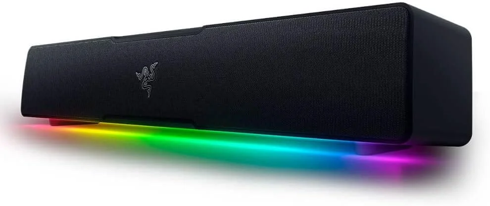 ریزر Leviathan V2 X: ساندبار کامپیوتر با درایورهای Full-Range - طراحی جمع و جور - Chroma RGB - USB Type C برای انتقال صدا و برق - بلوتوث 5.0 برای کامپیوتر، لپ تاپ، تلفن های هوشمند، تبلت ها و نینتندو سوییچ ریزر Leviathan V2 X: ساندبار کامپیوتر با درایورهای Full-Range - طراحی جمع و جور - Chroma RGB - USB Type C برای انتقال صدا و برق - بلوتوث 5.0 برای کامپیوتر، لپ تاپ، تلفن های هوشمند، تبلت ها و نینتندو سوییچ