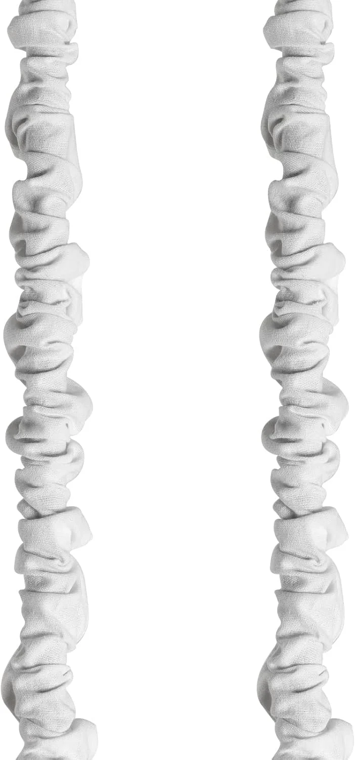 روکش زنجیر لوستر TOUERZO، بسته 2 عددی، مناسب برای سیم برق و روکش زنجیر، طول 1.8 متر، جنس پارچه کتان و لینن، رنگ سفید روکش زنجیر لوستر TOUERZO، بسته 2 عددی، مناسب برای سیم برق و روکش زنجیر، طول 1.8 متر، جنس پارچه کتان و لینن، رنگ سفید