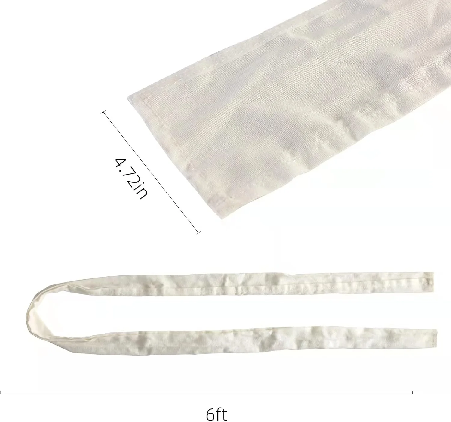 روکش زنجیر لوستر TOUERZO، بسته 2 عددی، مناسب برای سیم برق و روکش زنجیر، طول 1.8 متر، جنس پارچه کتان و لینن، رنگ سفید روکش زنجیر لوستر TOUERZO، بسته 2 عددی، مناسب برای سیم برق و روکش زنجیر، طول 1.8 متر، جنس پارچه کتان و لینن، رنگ سفید