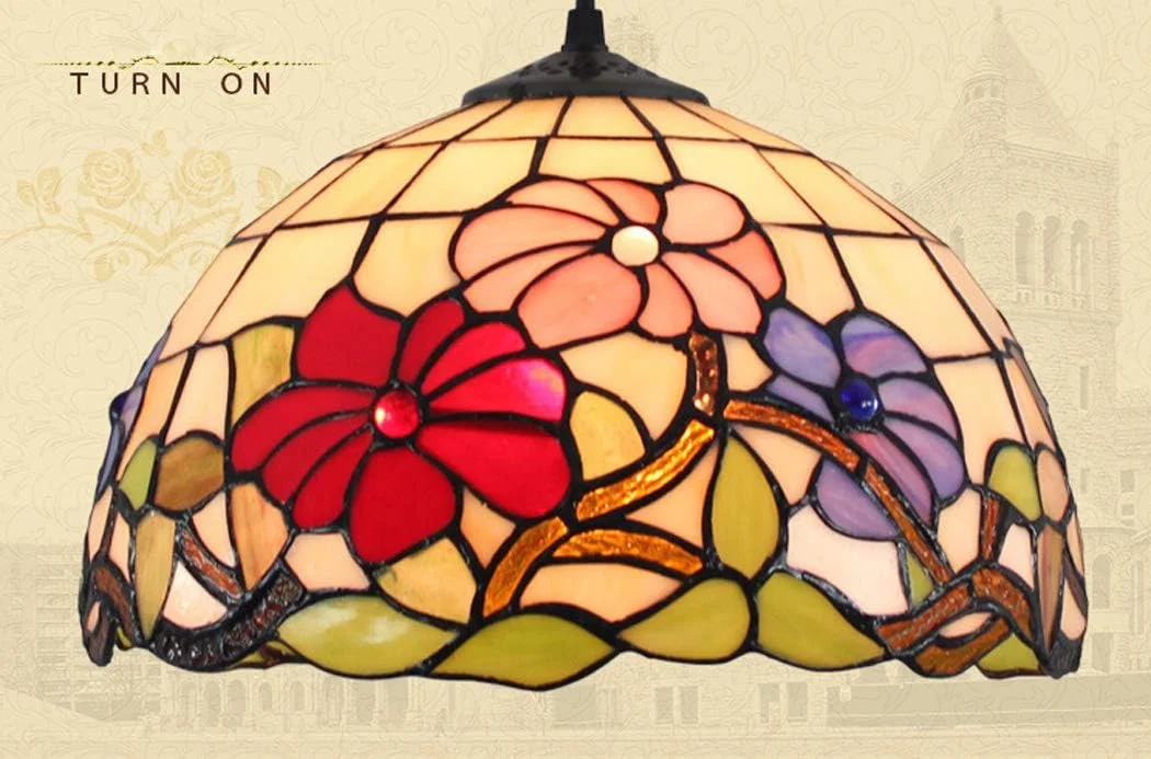 چراغ آویز تیفانی، چراغ شیشه ای رنگی دست ساز مدل نیلوفر صبحگاهی مناسب اتاق خواب، دفتر کار، رستوران، کافه، 40 سانتی متر چراغ آویز تیفانی، چراغ شیشه ای رنگی دست ساز مدل نیلوفر صبحگاهی مناسب اتاق خواب، دفتر کار، رستوران، کافه، 40 سانتی متر