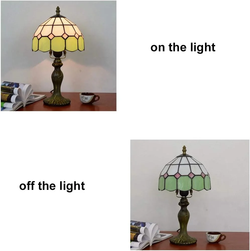 چراغ رومیزی به سبک تیفانی، چراغ مطالعه سبز 8 اینچی، چراغ رومیزی شیشه ای رنگی مناسب اتاق نشیمن، اتاق خواب، میز کار، رستوران، اتاق مطالعه، اتاق کودک، کلوپ، هتل، چراغ کنار تخت، قطر 20 سانتی متر چراغ رومیزی به سبک تیفانی، چراغ مطالعه سبز 8 اینچی، چراغ رومیزی شیشه ای رنگی مناسب اتاق نشیمن، اتاق خواب، میز کار، رستوران، اتاق مطالعه، اتاق کودک، کلوپ، هتل، چراغ کنار تخت، قطر 20 سانتی متر