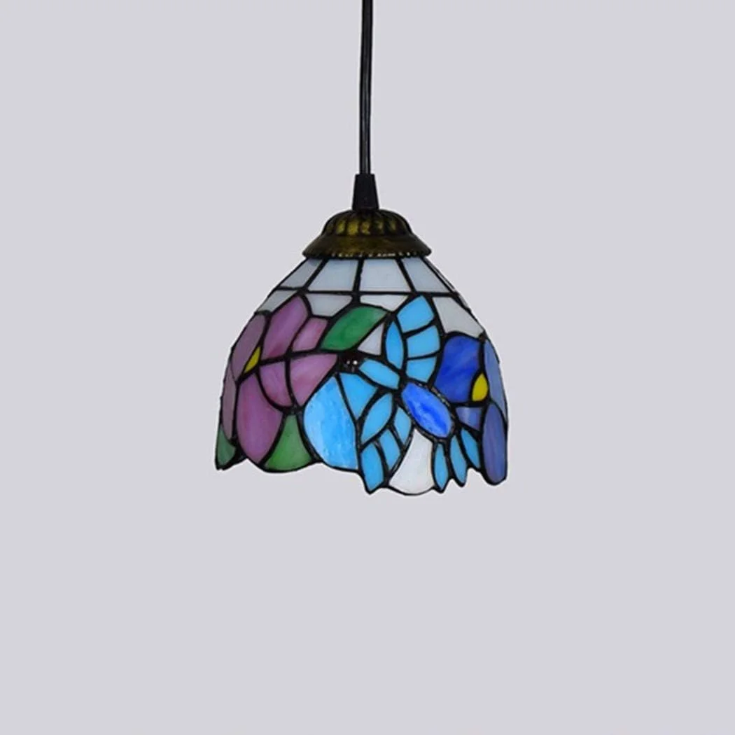 چراغ آویز طرح تیفانی، مینی آویز سقفی شیشه ای رنگی طرح پرنده به سبک وینتج پاستورال، مناسب اتاق غذاخوری، راهرو، سرپیچ E27، سایز 6 اینچ چراغ آویز طرح تیفانی، مینی آویز سقفی شیشه ای رنگی طرح پرنده به سبک وینتج پاستورال، مناسب اتاق غذاخوری، راهرو، سرپیچ E27، سایز 6 اینچ