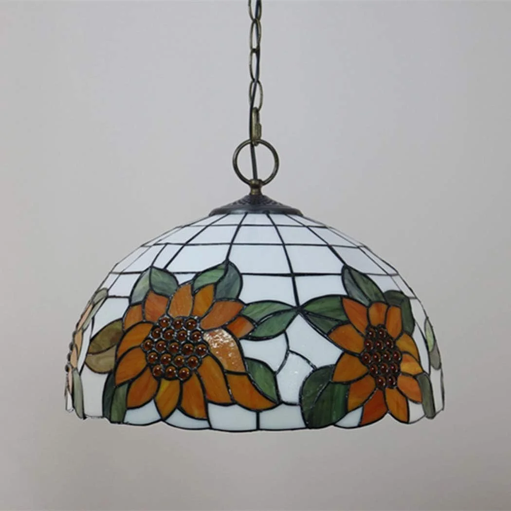 چراغ آویز طرح تیفانی 40 سانتی متری، لوستر شیشه ای رنگی طرح آفتابگردان، چراغ سقفی رترو، مناسب اتاق نشیمن، اتاق خواب، اتاق غذاخوری، سرپیچ E27، مدل C چراغ آویز طرح تیفانی 40 سانتی متری، لوستر شیشه ای رنگی طرح آفتابگردان، چراغ سقفی رترو، مناسب اتاق نشیمن، اتاق خواب، اتاق غذاخوری، سرپیچ E27، مدل C
