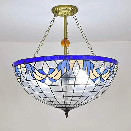 لوستر آویز سه شاخه طرح تیفانی، شیشه رنگی، طرح دایره های هنری، عرض 56 سانتی متر، مناسب برای اتاق ناهارخوری، جزیره آشپزخانه، کافه و بار لوستر آویز سه شاخه طرح تیفانی، شیشه رنگی، طرح دایره های هنری، عرض 56 سانتی متر، مناسب برای اتاق ناهارخوری، جزیره آشپزخانه، کافه و بار