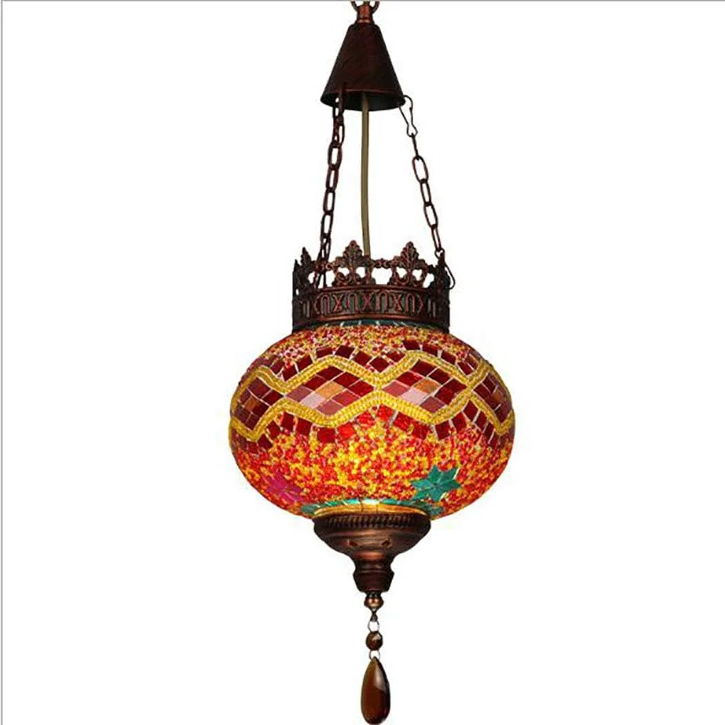 چراغ آویز به سبک تیفانی، چراغ آویز سقفی دست ساز موزاییکی شیشه ای به سبک مراکشی ترکی چراغ آویز به سبک تیفانی، چراغ آویز سقفی دست ساز موزاییکی شیشه ای به سبک مراکشی ترکی