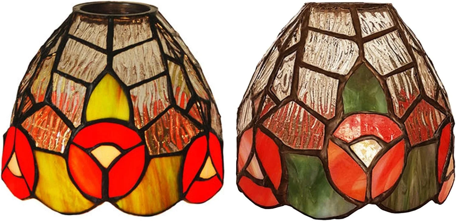 چراغ آویز تیفانی، گل قرمز، شیشه رنگی، آویز 6 اینچی E27، لوستر، چراغ های آویز سقفی، مناسب برای جزیره آشپزخانه، اتاق غذاخوری چراغ آویز تیفانی، گل قرمز، شیشه رنگی، آویز 6 اینچی E27، لوستر، چراغ های آویز سقفی، مناسب برای جزیره آشپزخانه، اتاق غذاخوری