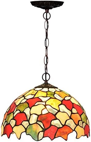 چراغ آویز تیفانی، چراغ آویز رترو با ارتفاع قابل تنظیم، چراغ دکوری وینتیج، لامپ شیشه ای E27، لوستر اتاق غذاخوری، چراغ آشپزخانه، چراغ اتاق نشیمن چراغ آویز تیفانی، چراغ آویز رترو با ارتفاع قابل تنظیم، چراغ دکوری وینتیج، لامپ شیشه ای E27، لوستر اتاق غذاخوری، چراغ آشپزخانه، چراغ اتاق نشیمن