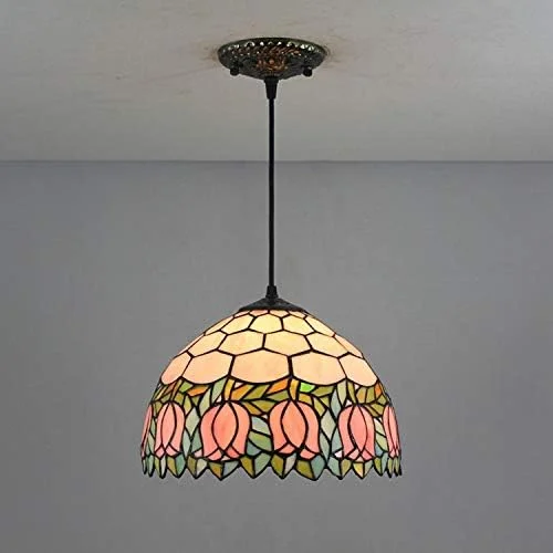 لوستر آویز تیفانی 30 سانتی متری، لوستر وینتیج، چراغ آویز شیشه ای رنگی برای اتاق خواب، اتاق مطالعه، اتاق غذاخوری، اتاق نشیمن، هتل، بار، کلوپ سطح بالا لوستر آویز تیفانی 30 سانتی متری، لوستر وینتیج، چراغ آویز شیشه ای رنگی برای اتاق خواب، اتاق مطالعه، اتاق غذاخوری، اتاق نشیمن، هتل، بار، کلوپ سطح بالا