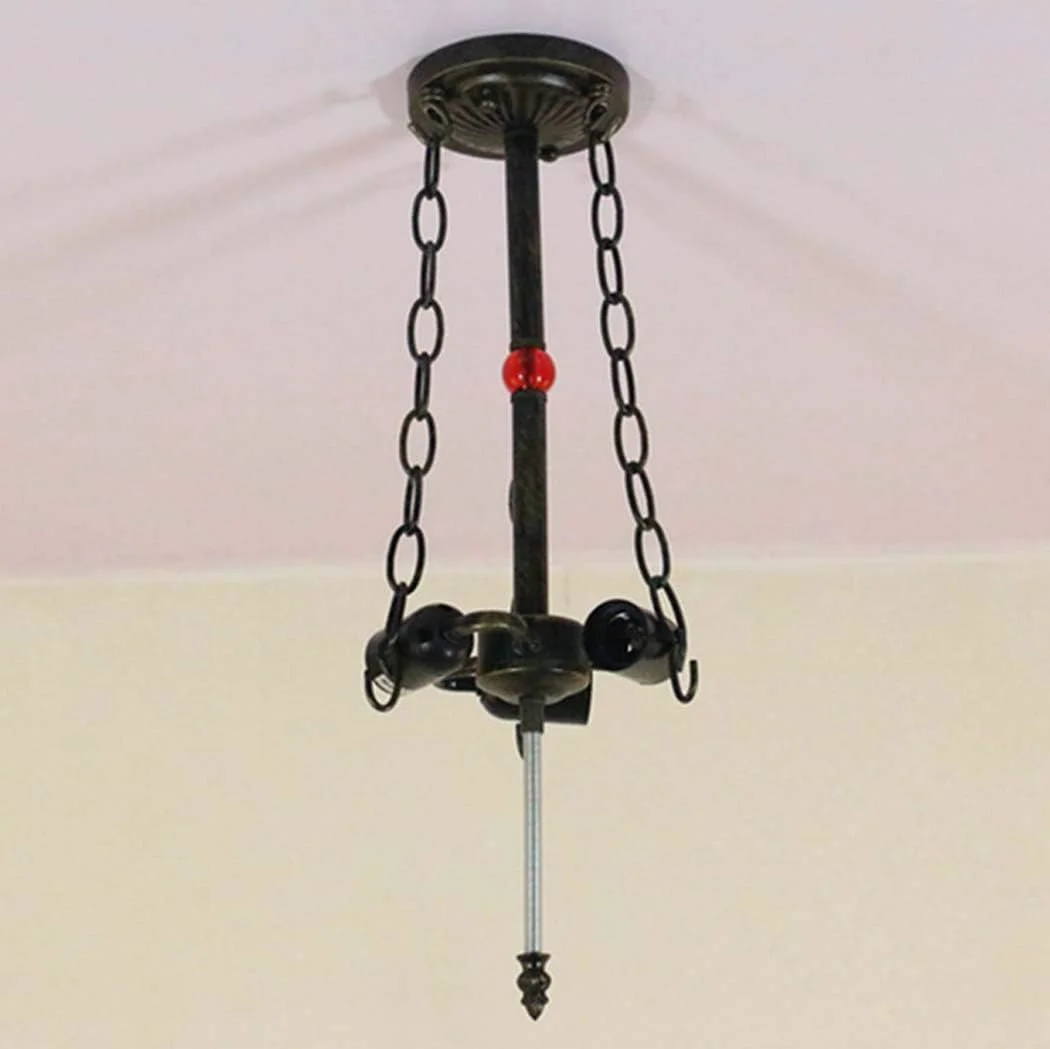 چراغ آویز سقفی وارونه به سبک تیفانی، چراغ آویز شیشه ای رنگی رترو 3-شاخه برای اتاق ناهارخوری، جزیره آشپزخانه، نورپردازی آویز، E27,C چراغ آویز سقفی وارونه به سبک تیفانی، چراغ آویز شیشه ای رنگی رترو 3-شاخه برای اتاق ناهارخوری، جزیره آشپزخانه، نورپردازی آویز، E27,C