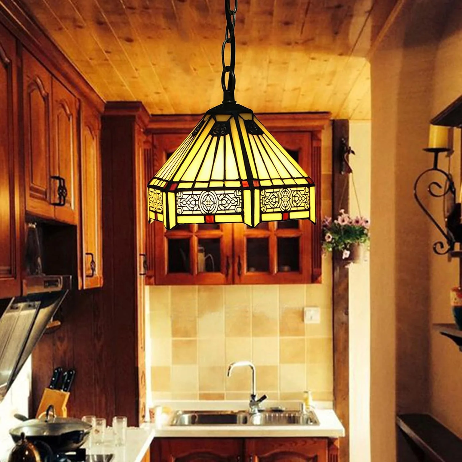 چراغ آویز تیفانی برای جزیره آشپزخانه، لوستر کوچک، صنعتی، روستایی، آویز، خانه روستایی، شیشه رنگی 8 اینچی، سایه شش ضلعی، لامپ آویز بوهمی، اتاق خواب، ورودی، اتاق غذاخوری چراغ آویز تیفانی برای جزیره آشپزخانه، لوستر کوچک، صنعتی، روستایی، آویز، خانه روستایی، شیشه رنگی 8 اینچی، سایه شش ضلعی، لامپ آویز بوهمی، اتاق خواب، ورودی، اتاق غذاخوری