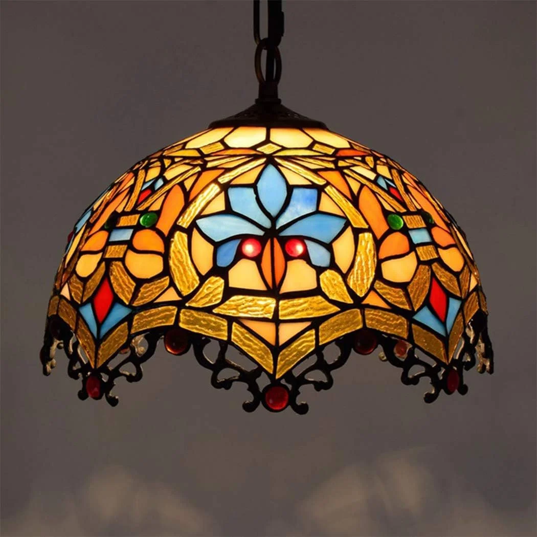 چراغ آویز تیفانی، لوستر باروک اروپایی، چراغ آویز خلاقانه رترو، شیشه رنگی دوست داشتنی، لوستر توخالی اتاق نشیمن، اتاق غذاخوری، ایوان، راهرو، بالکن، چراغ بار 12 اینچی چراغ آویز تیفانی، لوستر باروک اروپایی، چراغ آویز خلاقانه رترو، شیشه رنگی دوست داشتنی، لوستر توخالی اتاق نشیمن، اتاق غذاخوری، ایوان، راهرو، بالکن، چراغ بار 12 اینچی