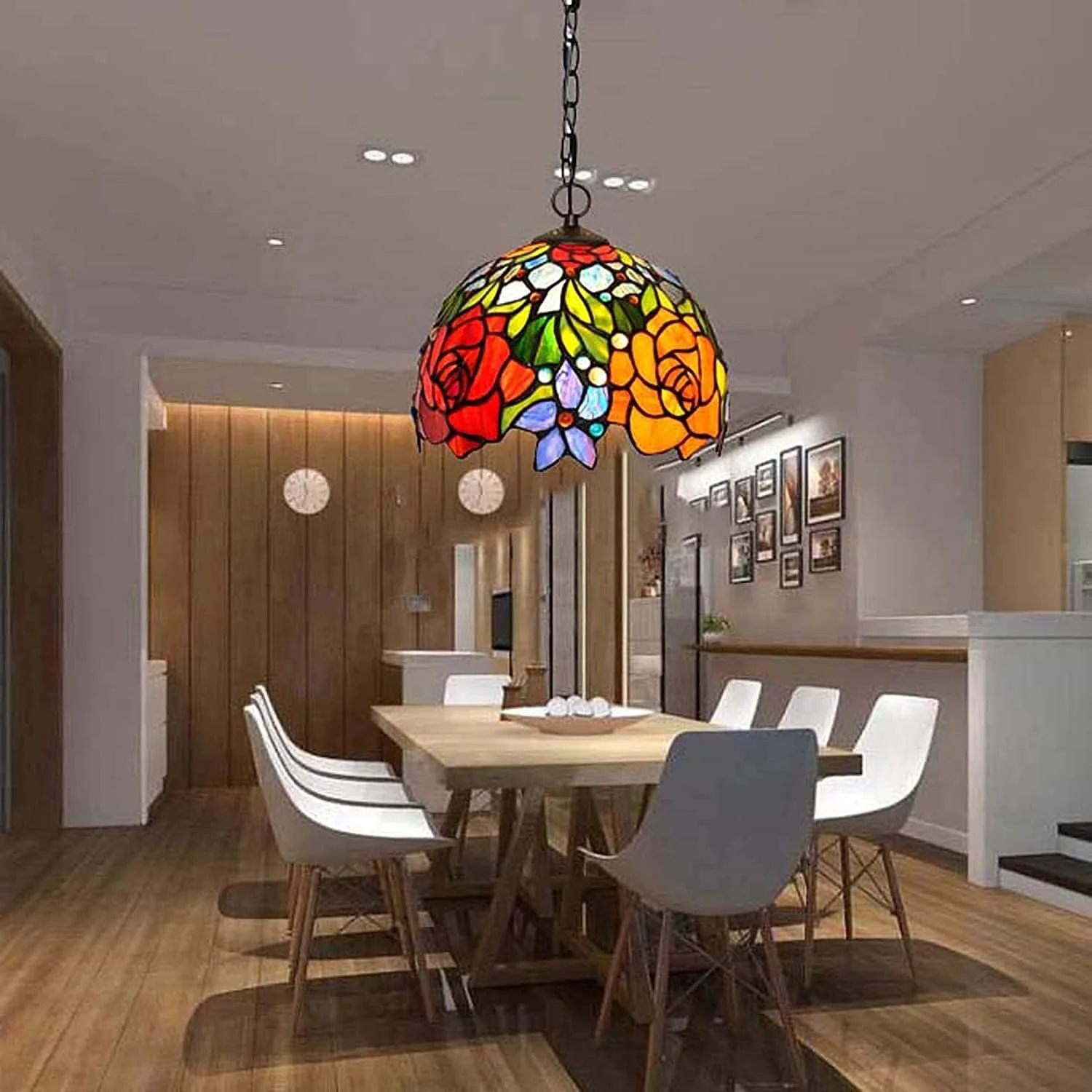 چراغ آویز تیفانی 10 اینچی، آویز عتیقه، لوستر با سایه گل رز شیشه ای رنگی قرمز، مناسب برای سقف اتاق غذاخوری، اتاق نشیمن، اتاق خواب، مطالعه، کافی شاپ، راهرو، و لافت چراغ آویز تیفانی 10 اینچی، آویز عتیقه، لوستر با سایه گل رز شیشه ای رنگی قرمز، مناسب برای سقف اتاق غذاخوری، اتاق نشیمن، اتاق خواب، مطالعه، کافی شاپ، راهرو، و لافت