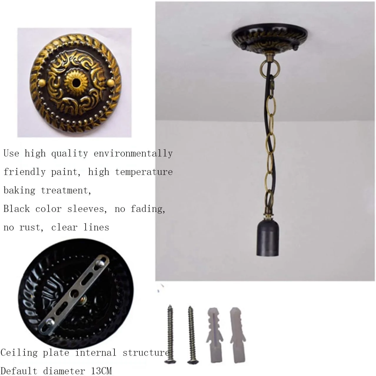 چراغ آویز هنری به سبک تیفانی 16 اینچی، لوستر تزئینی شیشه ای رنگی رترو برای اتاق غذاخوری، مناسب راهرو (لامپ شامل نمی شود)/E27 چراغ آویز هنری به سبک تیفانی 16 اینچی، لوستر تزئینی شیشه ای رنگی رترو برای اتاق غذاخوری، مناسب راهرو (لامپ شامل نمی شود)/E27