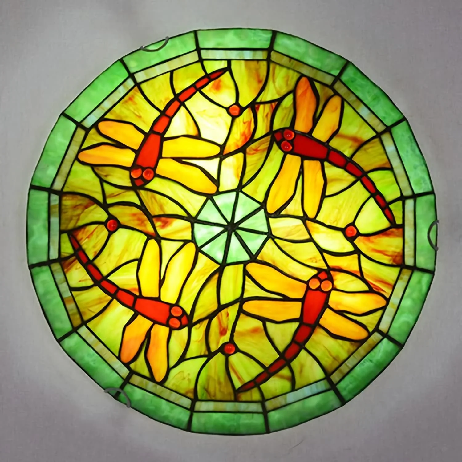 چراغ سقفی به سبک تیفانی، نصب سطحی، 30/40 سانتی متر، چراغ های شیشه ای رنگی دست ساز قدیمی برای دکور اتاق نشیمن، اتاق خواب، راهرو، لافت، DX04، 30x9 سانتی متر چراغ سقفی به سبک تیفانی، نصب سطحی، 30/40 سانتی متر، چراغ های شیشه ای رنگی دست ساز قدیمی برای دکور اتاق نشیمن، اتاق خواب، راهرو، لافت، DX04، 30x9 سانتی متر