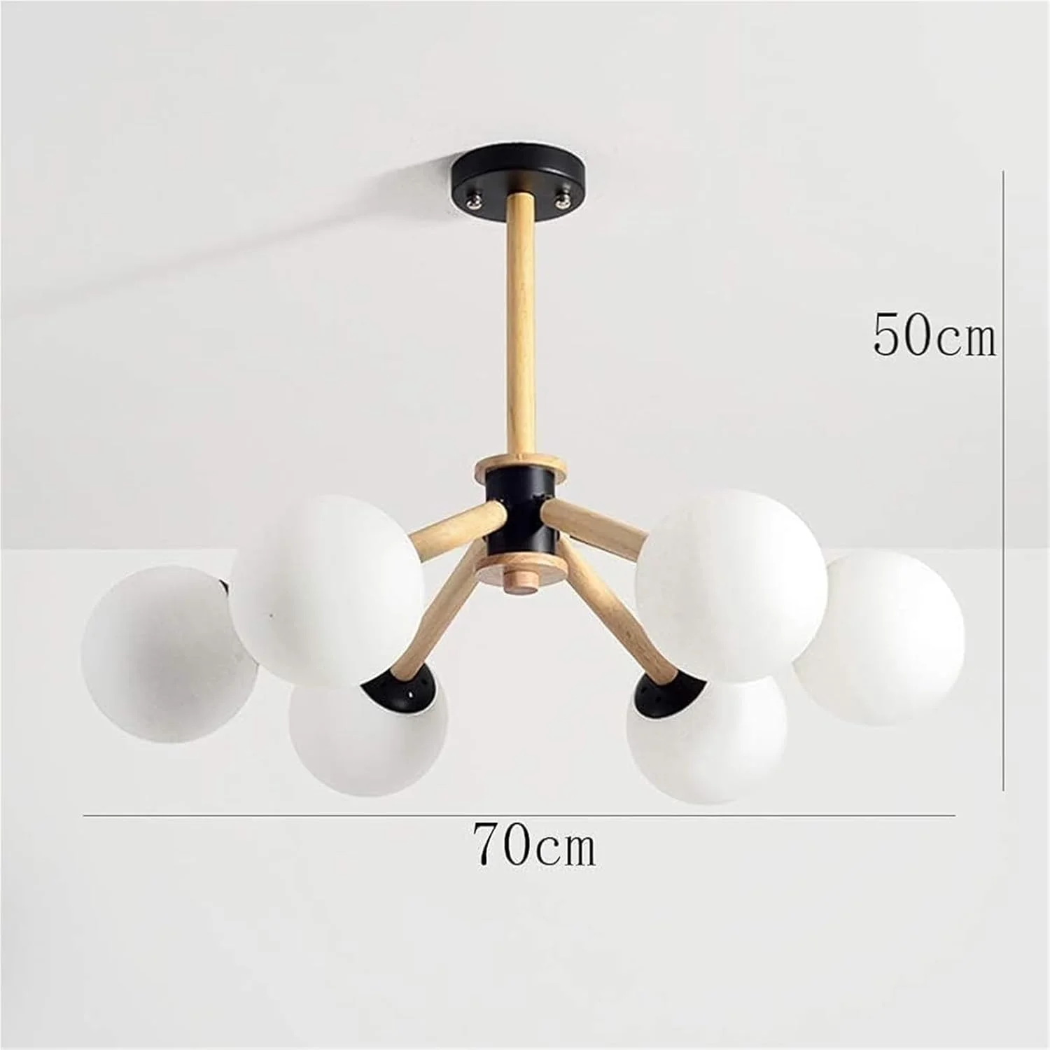لوستر آویز اسپوتنیک 6 شاخه فلزی، مشکی، سبک مدرن اواسط قرن، روشنایی سقف عتیقه، چراغ سقفی لوستر آویز اسپوتنیک 6 شاخه فلزی، مشکی، سبک مدرن اواسط قرن، روشنایی سقف عتیقه، چراغ سقفی