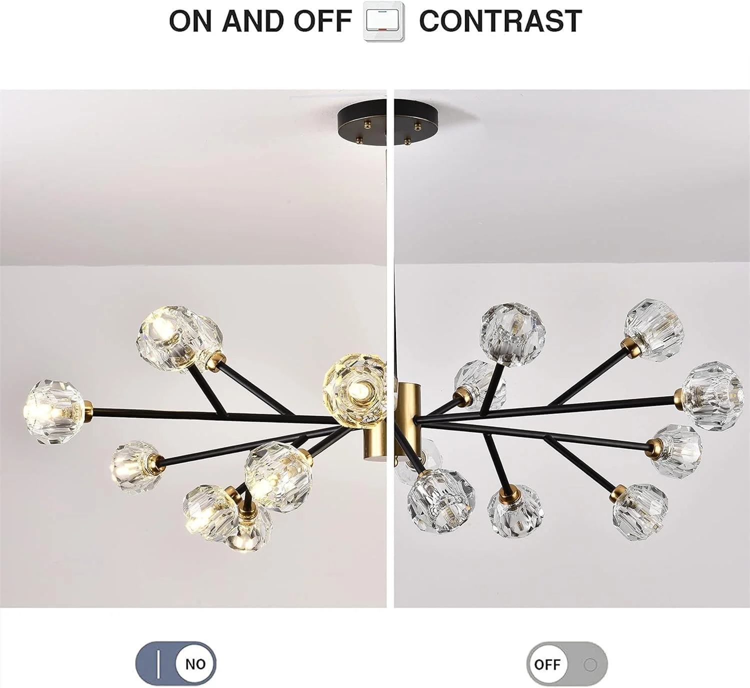 لوستر مدرن اسپوتنیک 18 شاخه، لوستر مشکی و طلایی طرح اسپوتنیک، لوستر شاخه ای کریستالی برای اتاق ناهارخوری، اتاق خواب، اتاق نشیمن لوستر مدرن اسپوتنیک 18 شاخه، لوستر مشکی و طلایی طرح اسپوتنیک، لوستر شاخه ای کریستالی برای اتاق ناهارخوری، اتاق خواب، اتاق نشیمن