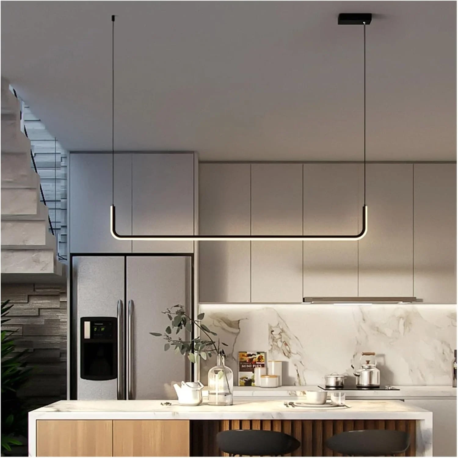 چراغ آویز ال ای دی مینیمالیستی به سبک اسکاندیناوی، مناسب اتاق نشیمن، آشپزخانه، اتاق غذاخوری، نورپردازی دکوراسیون منزل، دکور مدرن، تک رنگ - 150 سانتی متر چراغ آویز ال ای دی مینیمالیستی به سبک اسکاندیناوی، مناسب اتاق نشیمن، آشپزخانه، اتاق غذاخوری، نورپردازی دکوراسیون منزل، دکور مدرن، تک رنگ - 150 سانتی متر