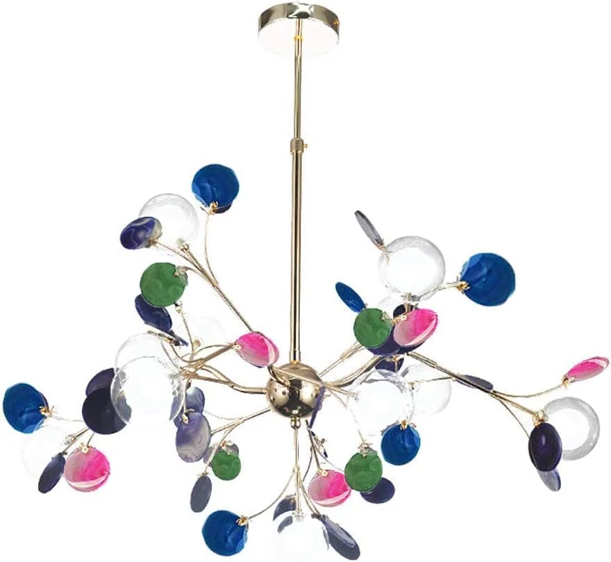 لوستر روستیک مدرن برنجی مدل اسپوتنیک، لوستر لوستر روستیک مدرن برنجی مدل اسپوتنیک، لوستر